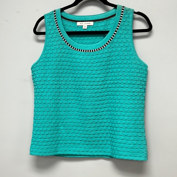 St. John Knit Shell Tank Sweater Size Small - Picture 1 of 4